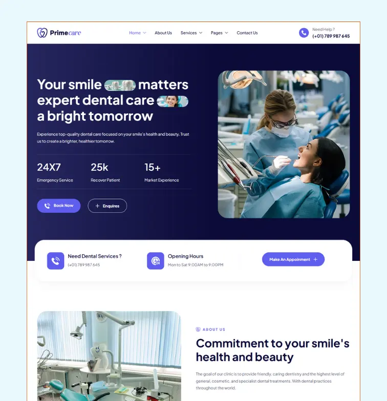 Digital Dental Marketing - Dental Web Design Portfolio 9
